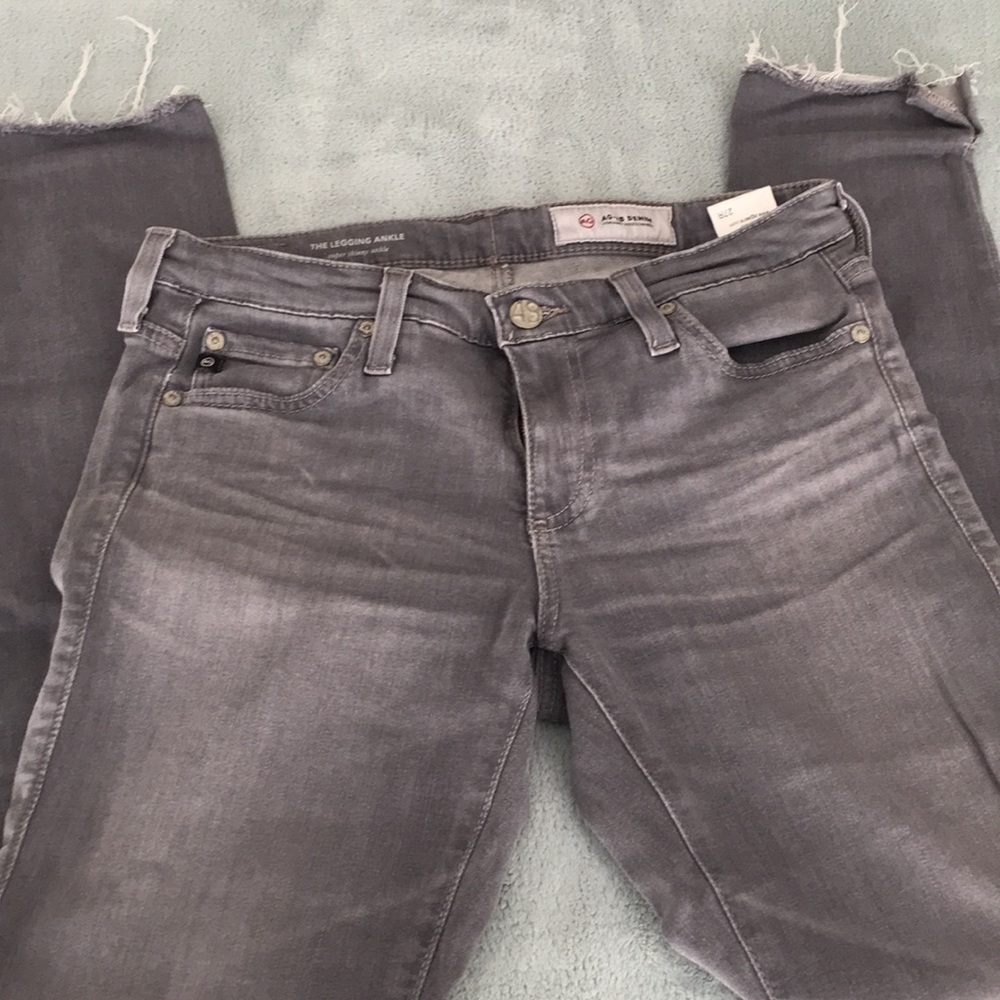 AG-ED Grey Skinny Jeans